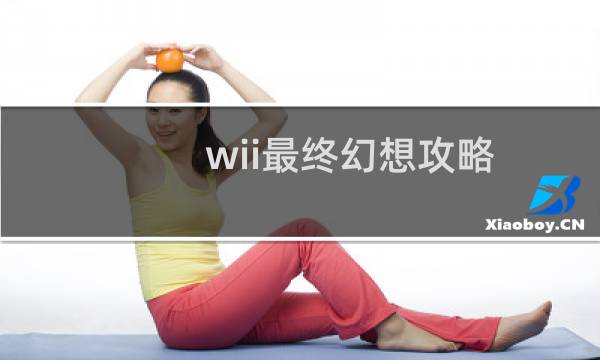 wii最终幻想攻略