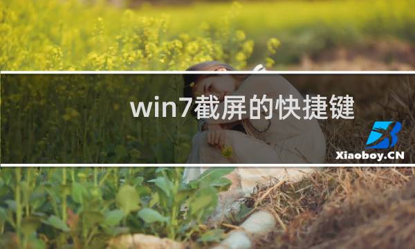 win7截屏的快捷键是（win7电脑截屏快捷键）图片