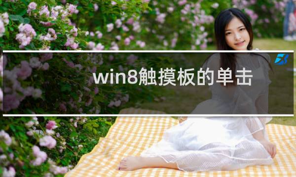 win8触摸板的单击设置如何开启