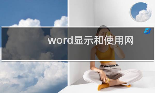 word显示和使用网格线与参考线