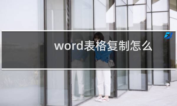word表格复制怎么保持和原来一样（word复制表格后如何保持原格式不变）