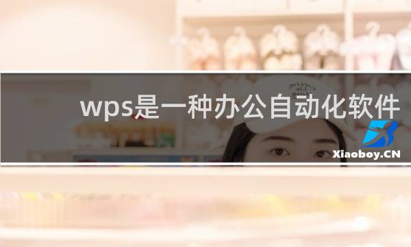 wps是一种办公自动化软件