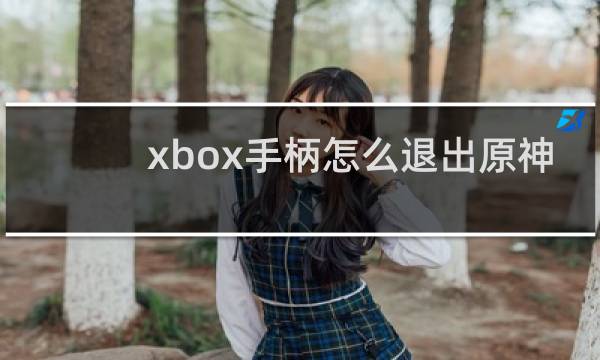 xbox手柄怎么退出原神