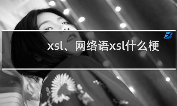 xsl、网络语xsl什么梗