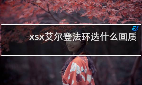 xsx艾尔登法环选什么画质