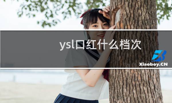 ysl口红什么档次
