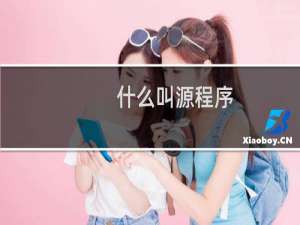 什么叫源程序