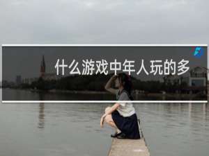 什么游戏中年人玩的多