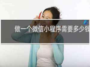做一个微信小程序需要多少钱