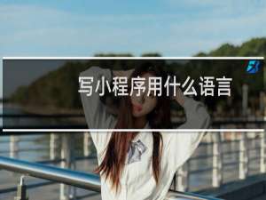 写小程序用什么语言