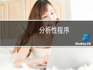 分析性程序