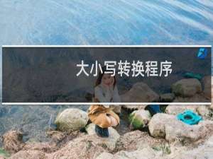 大小写转换程序