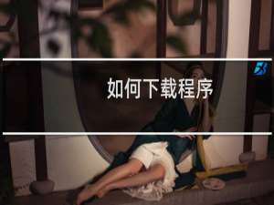如何下载程序