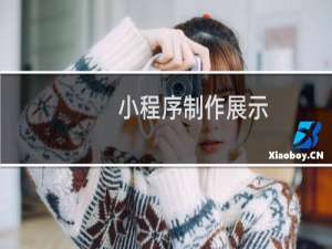 小程序制作展示