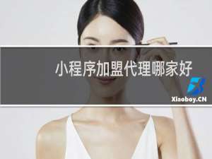 小程序加盟代理哪家好