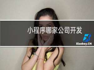 小程序哪家公司开发
