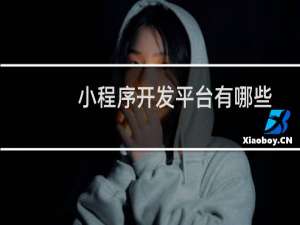 小程序开发平台有哪些