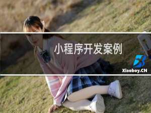 小程序开发案例
