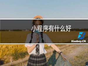 小程序有什么好