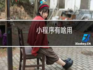 小程序有啥用