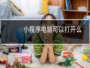 小程序电脑可以打开么