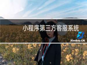 小程序第三方客服系统