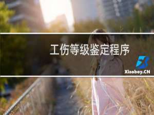 工伤等级鉴定程序