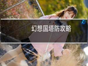 幻想国塔防攻略