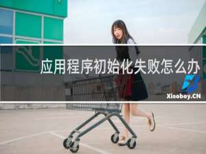 应用程序初始化失败怎么办
