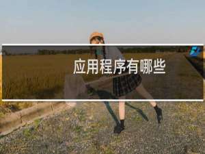 应用程序有哪些