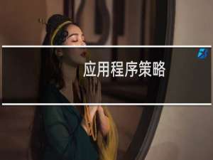 应用程序策略