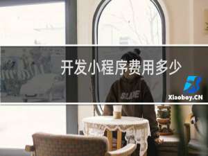 开发小程序费用多少