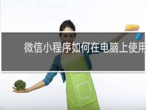 微信小程序如何在电脑上使用