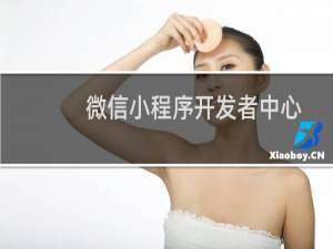 微信小程序开发者中心