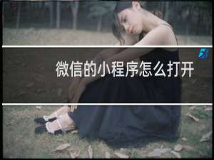 微信的小程序怎么打开