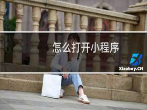 怎么打开小程序