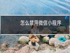 怎么禁用微信小程序