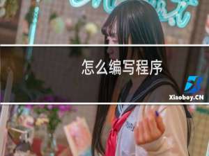 怎么编写程序