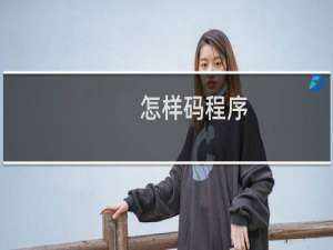 怎样码程序