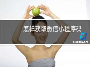 怎样获取微信小程序码