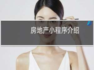 房地产小程序介绍