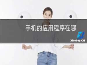 手机的应用程序在哪
