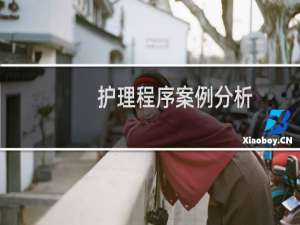 护理程序案例分析