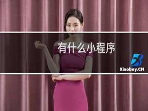 有什么小程序
