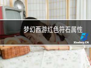 梦幻西游红色符石属性