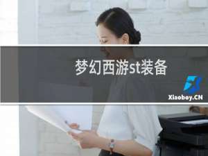 梦幻西游st装备