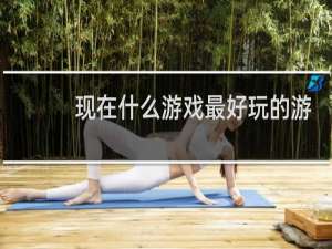 现在什么游戏最好玩的游戏