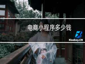 电商小程序多少钱