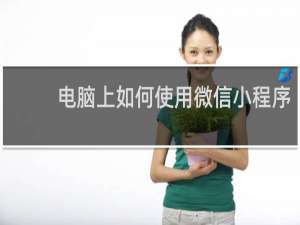 电脑上如何使用微信小程序