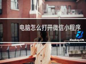 电脑怎么打开微信小程序